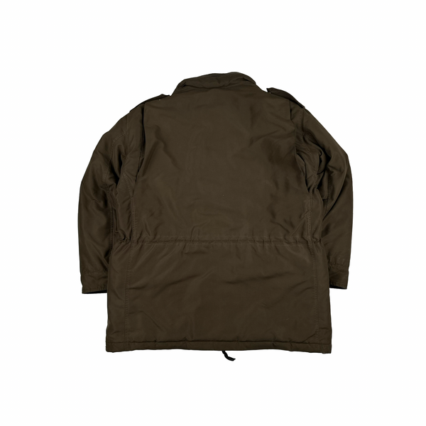 CP Company 1998 Brown Multi Pocket Nylon Blend Jacket - Large