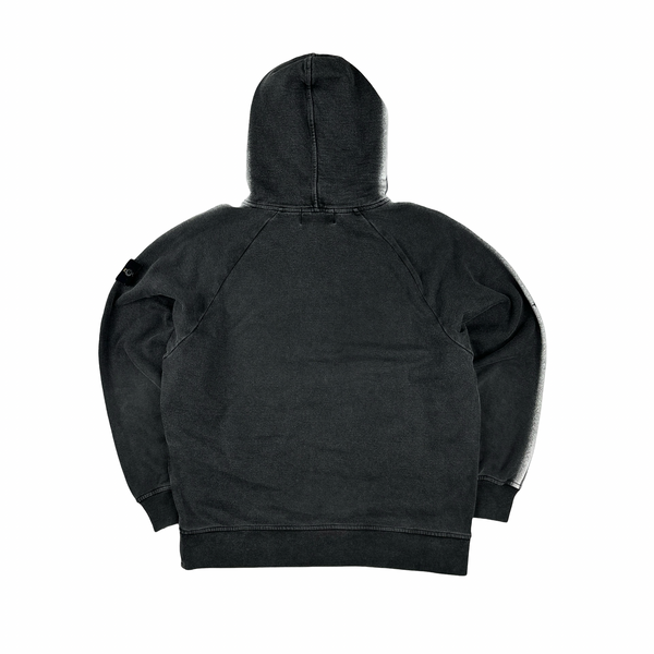 Stone Island x Supreme 2022 Grey Pullover Hoodie - Small