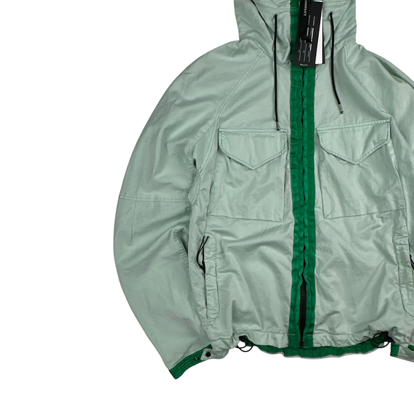 CP Company Mint Green Raso-CP Zipped Goggle Jacket - Small