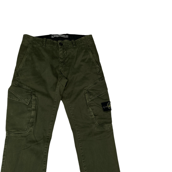 Stone Island 2015 Khaki Cargo Trousers - 30"