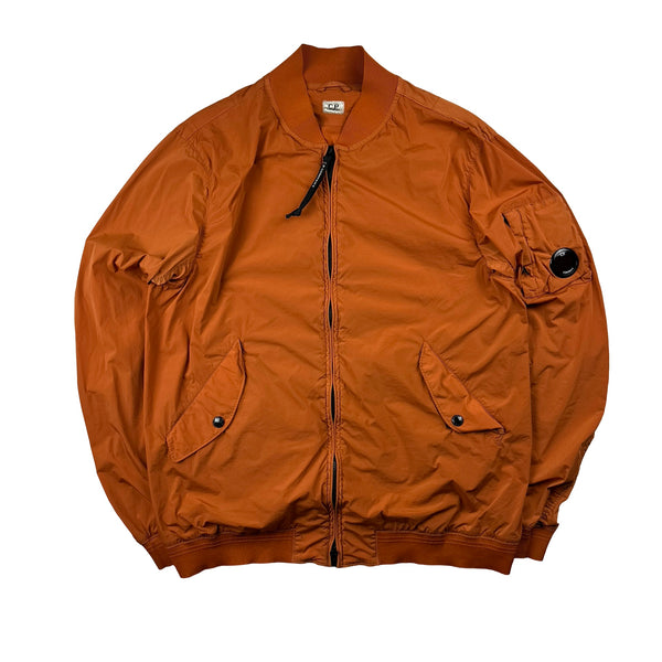 CP Company Orange Nycra Quilted Jacket - 3XL
