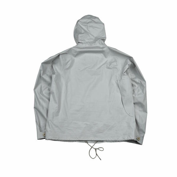 Ten C Lightweight Buttoned Neck Anorak Cotton Jacket - Large