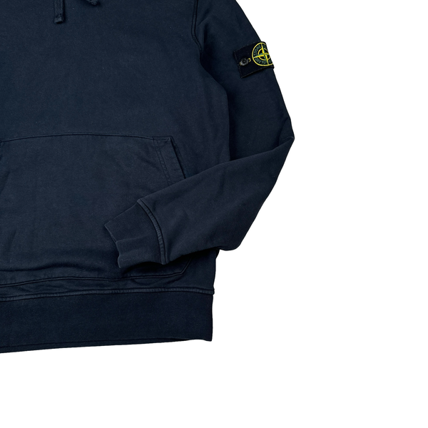 Stone Island 2024 Navy Pullover Hoodie - Medium