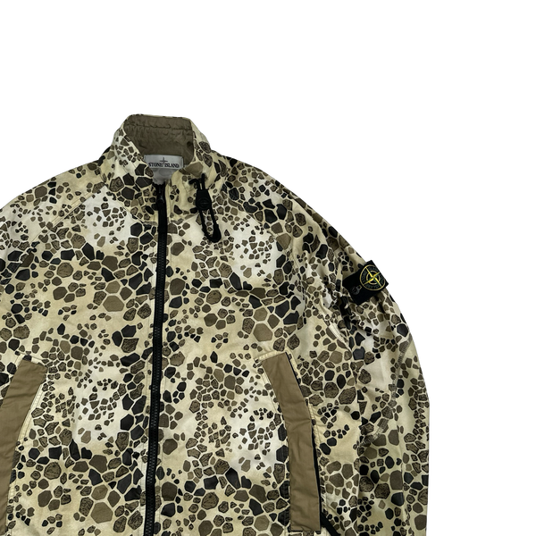 Stone Island 2018 Alligator Camo Light Cotton Nylon Jacket - XL