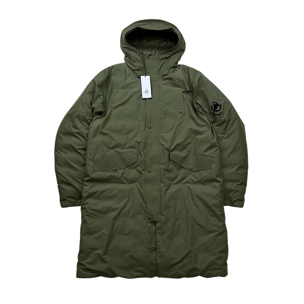 CP Company Green Micro M Down Lens Viewer Jacket - XL