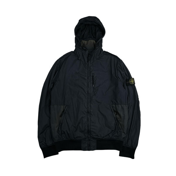 Stone Island 2016 Navy Garment Dyed Crinkle Reps Jacket - XL