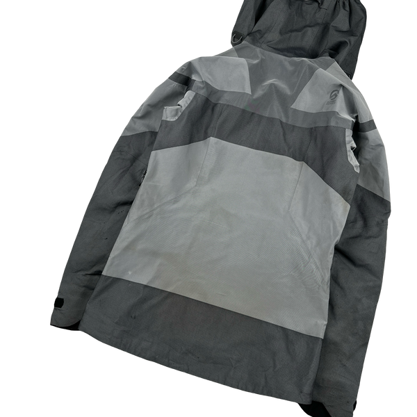 North Face Grey L3 Summit Series Rain Jacket - Small