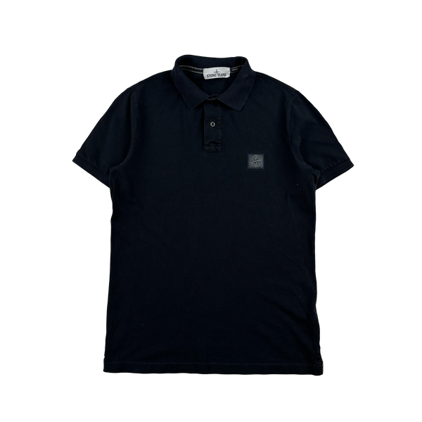 Stone Island 2019 Navy Slim Fit Polo - Medium