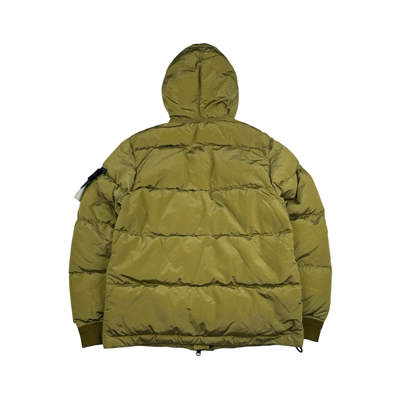 Stone Island 2021 Yellow Nylon Metal Down Puffer Jacket - Medium