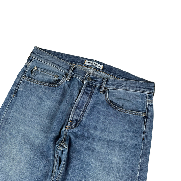 Stone Island 2010 Regular Fit Light Blue Denim Jeans - 34"