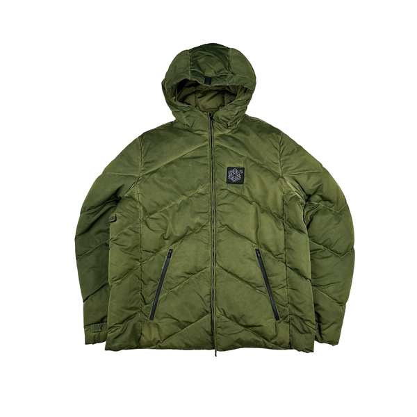 Plurimus Green Quilted Down Jacket - XL