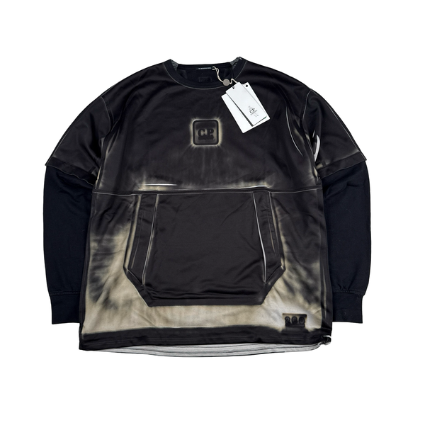 CP Company Spellout Tracery Longsleeve Crewneck Jumper - XL