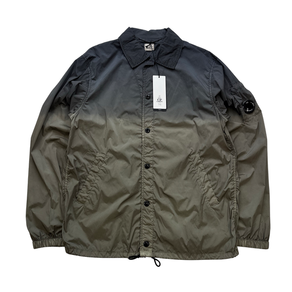 CP Company Shibori Dyed Nycra Buttoned Overshirt Jacket - XL