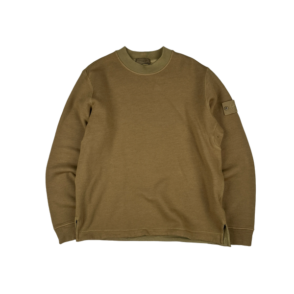 Stone Island 2023 Ghost Piece Cotton Pullover Sweatshirt - Large
