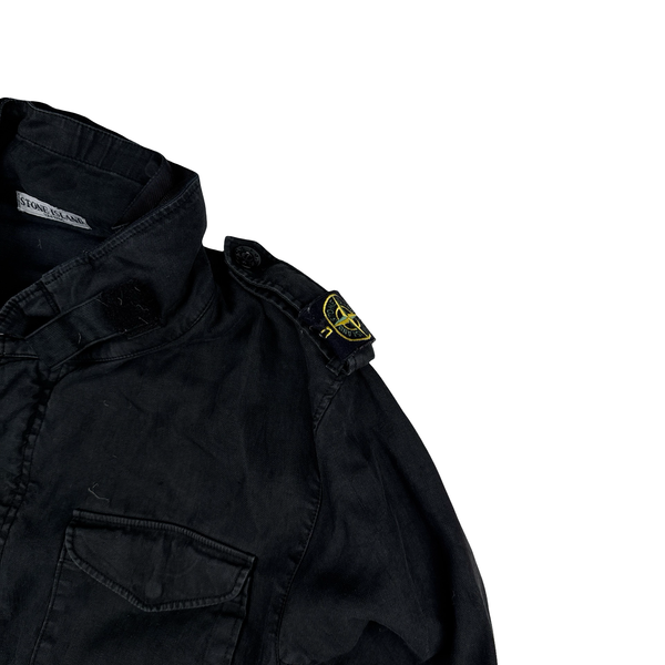 Stone Island Vintage 2005 Shoulder Badge Lino Flax Jacket - XXL