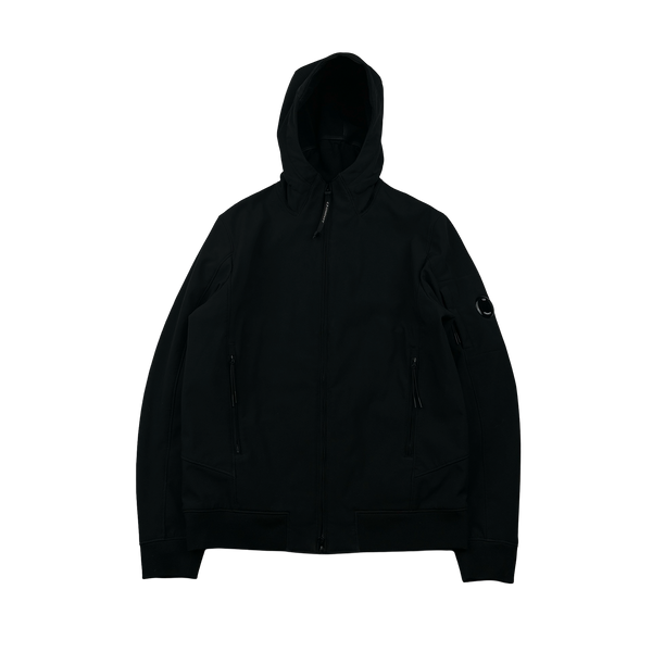 CP Company Black Lens Viewer Soft Shell Jacket - Large