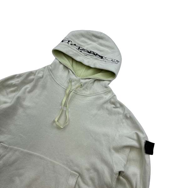 Stone Island 2022 Shadow Project Graphic Print Soft Cotton Hoodie - Large