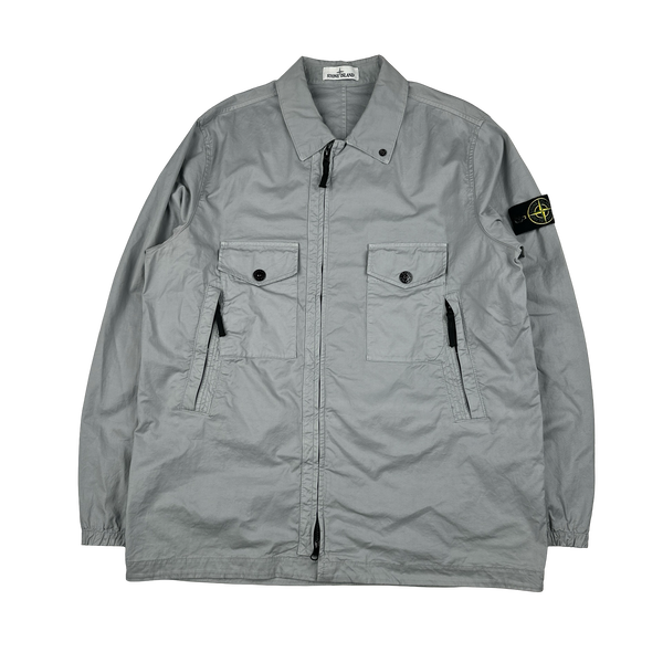 Stone Island 2021 Grey Thick Cotton Jacket - XL