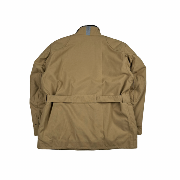 Belstaff Light Brown Multi Pocket Field Zipped Heavyweight Jacket - Large
