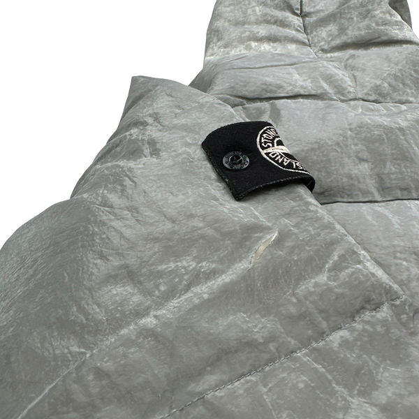 Stone Island AW2000 Hooded Silver Pure Metal Shell - Medium