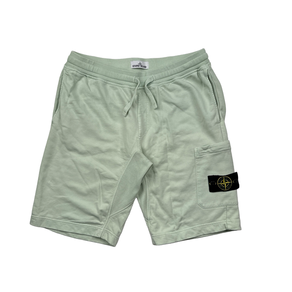 Stone Island 2018 Mint Cotton Fleece Shorts - XL