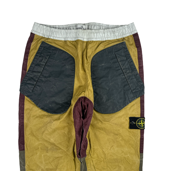 Stone Island Bicolour 2019 Tela Placcata Trousers - 32"