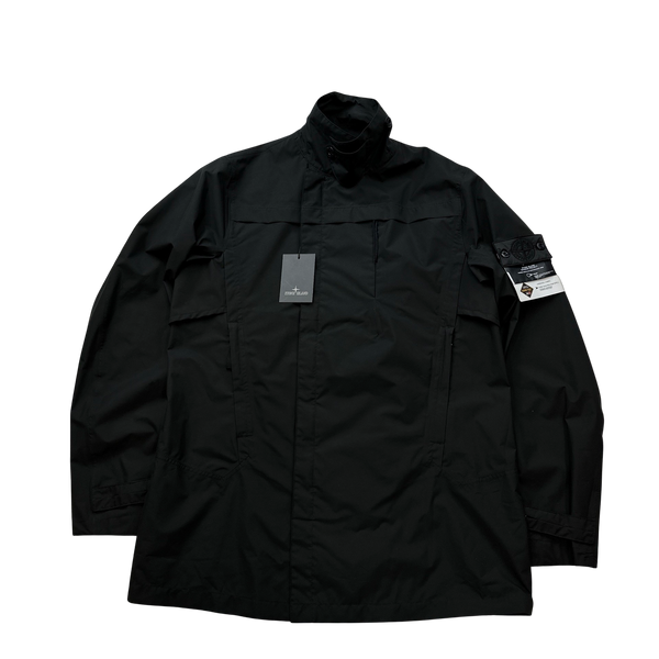 Stone Island 2013 Shadow Project Black Parseq Modular Performance Grid Jacket - Medium