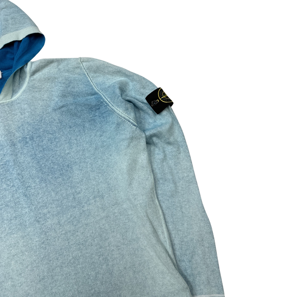 Stone Island Hand Sprayed Knitted Hoodie - XXL