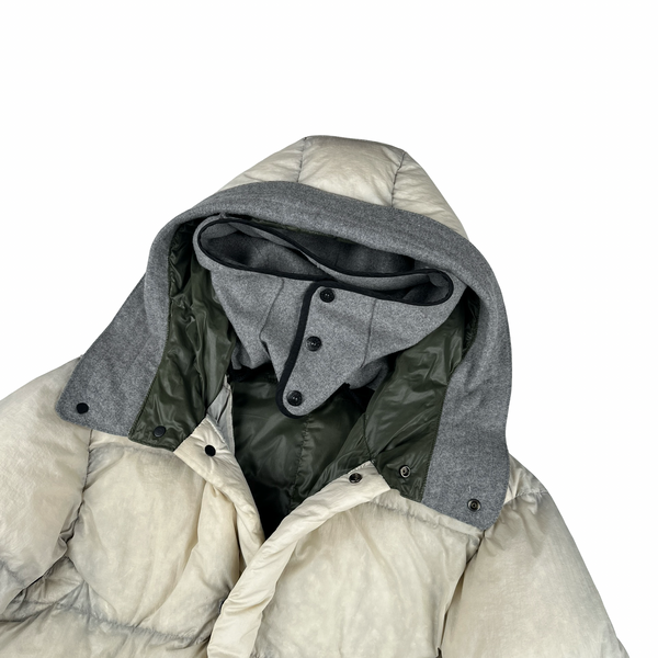 Stone Island 2009 Rare Opaque Nylon Tela Down Jacket - Small