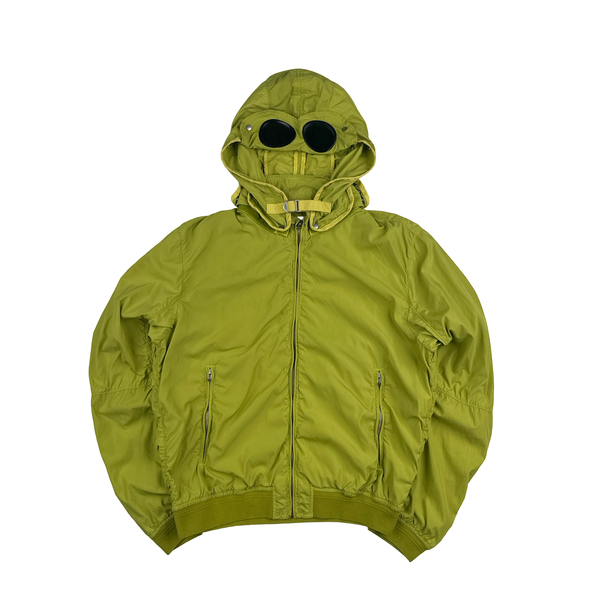 CP Company 2009 Lime Nylon Goggle Jacket - XL