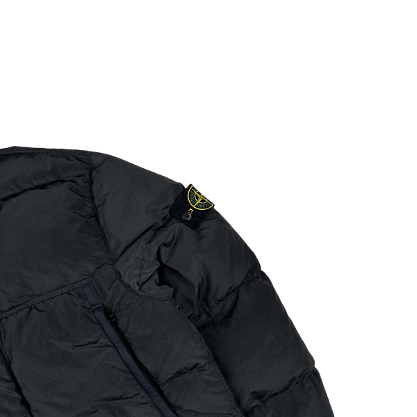 Stone Island 2021 Charcoal Nylon Metal Down Puffer Jacket - Small