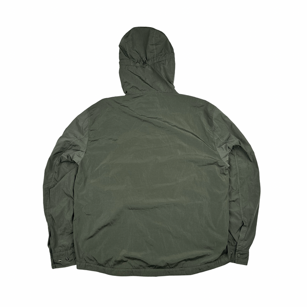 CP Company Green Chrome R Lens Viewer Nylon Multi Chest Pocket Jacket - Large