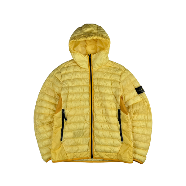 Stone Island 2018 Yellow Down Filled Puffer Jacket - XL