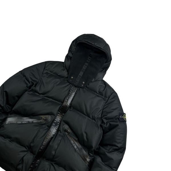 Stone Island 2010 Welded Down Balaclava Puffer Jacket Large Mat s Island