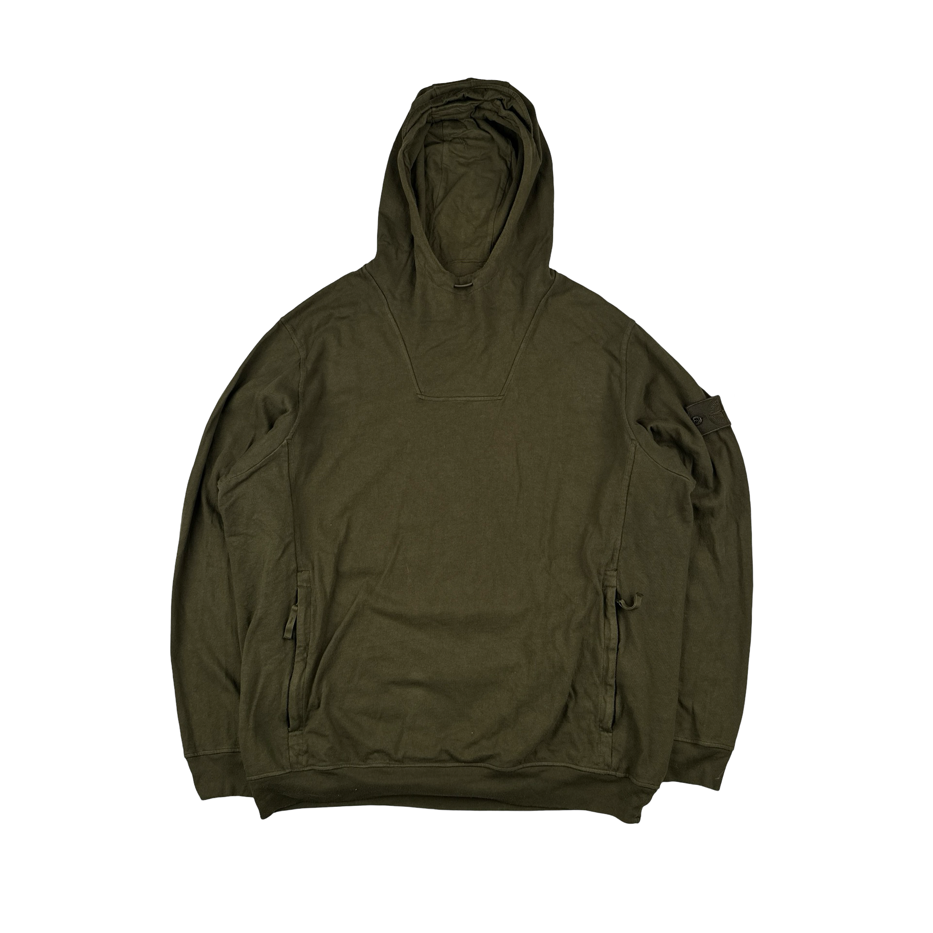 Stone Island 2023 Khaki Ghost Piece Cotton Hoodie - 3XL – Mat's Island