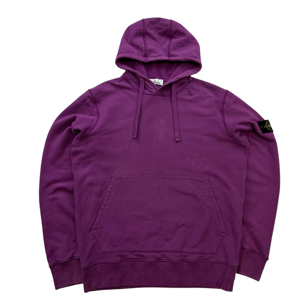 Stone island purple hoodie deals