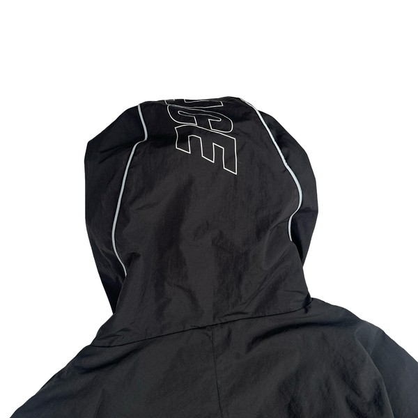 Palace Black Nylon Lightweight Zipped Spellout Jacket - Medium