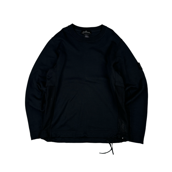 Stone Island 2022 Black Shadow Project Pullover Crewneck - Small