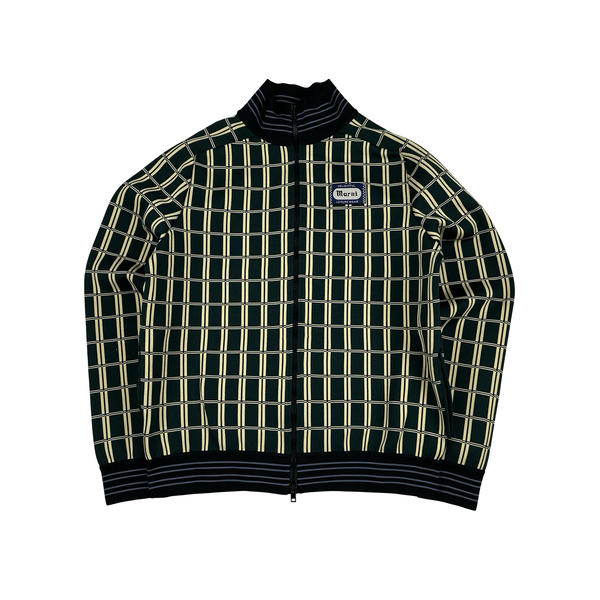 Marni Retro Grid Jacquard Zipped Bootcut Tracksuit - Large