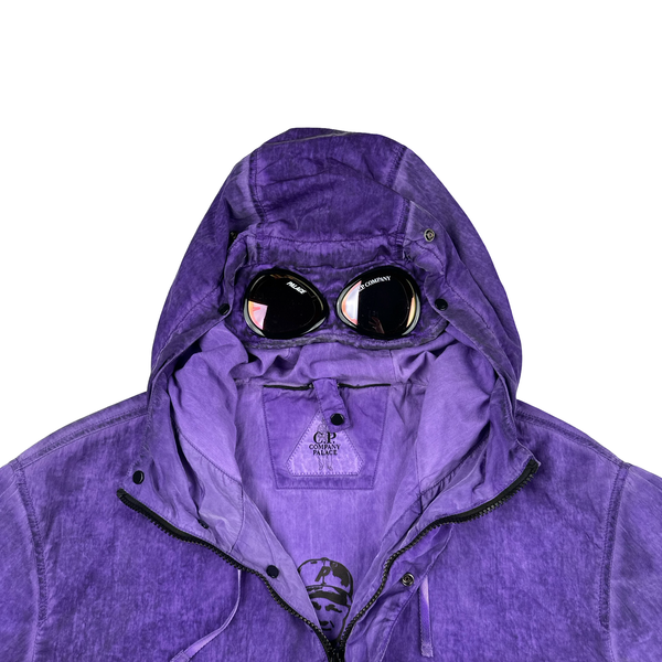 CP Company x Palace Purple Nylon La Mille Goggle Jacket - Large