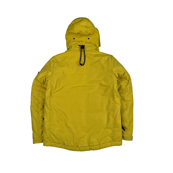 Stone Island 2018 Yellow Micro Reps Primaloft Lined Jacket - Small