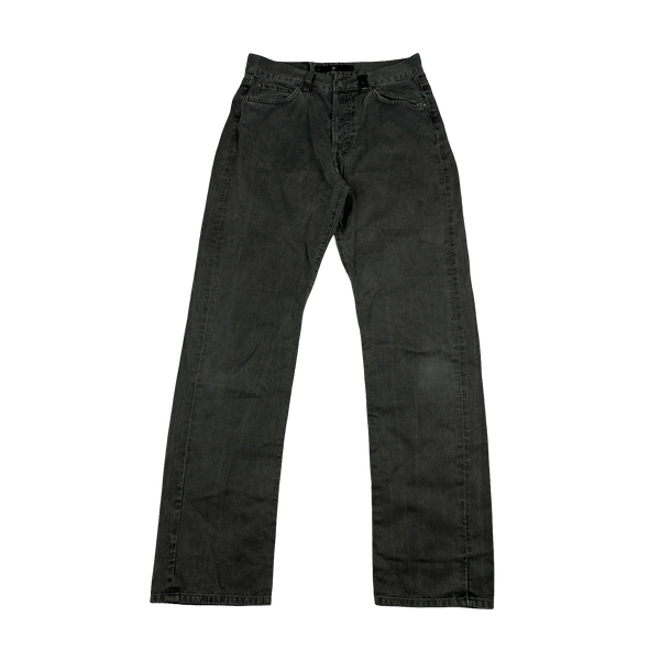 Stone Island Charcoal Grey Denims Cotton Trousers - 31"
