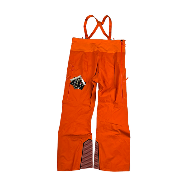 Arcteryx Orange Two Tone Goretex Rush Ski Overalls - XL