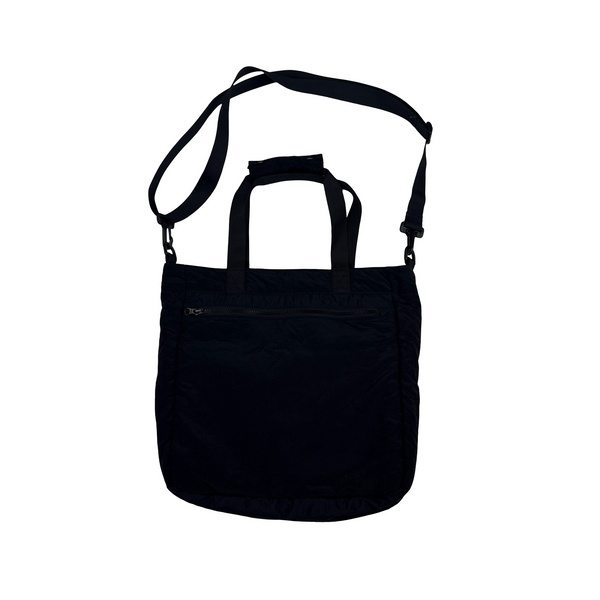 Stone Island 2024 Black Nylon Metal Compass Shoulder/Holdall Bag