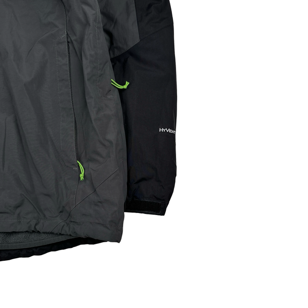 North Face 3 In 1 Fleece Lined Colour Block Hyvent Jacket- Large