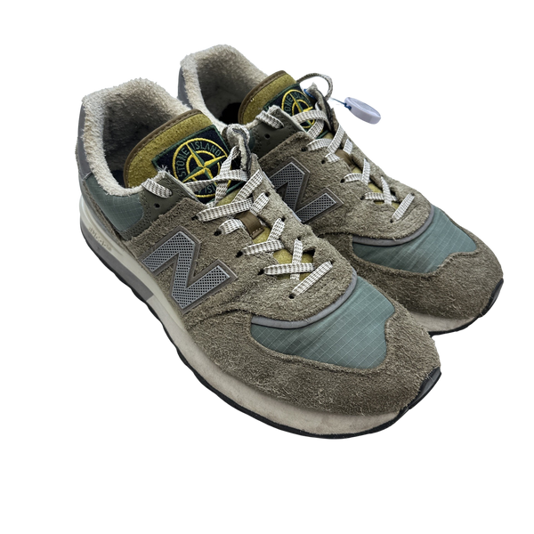 Stone Island x New Balance 574 Legacy Trainers - UK 10