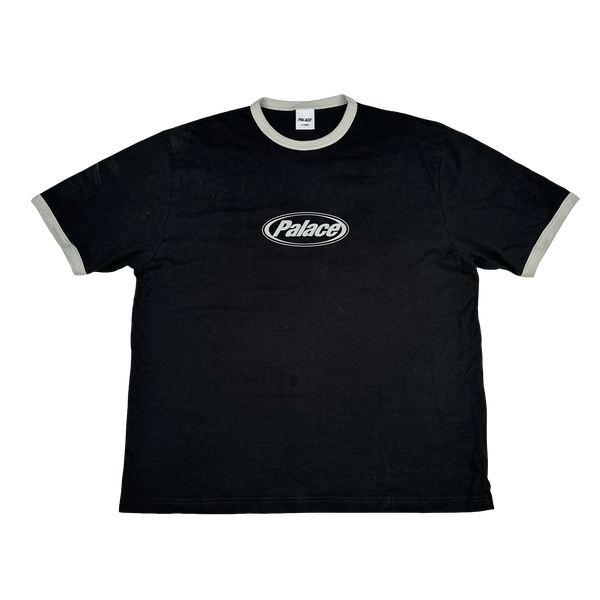 Palace Black Spellout T-Shirt - XL