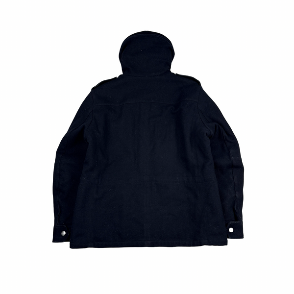 CP Company 1998 Navy Multi Pocket Wool Blend Jacket - 3XL