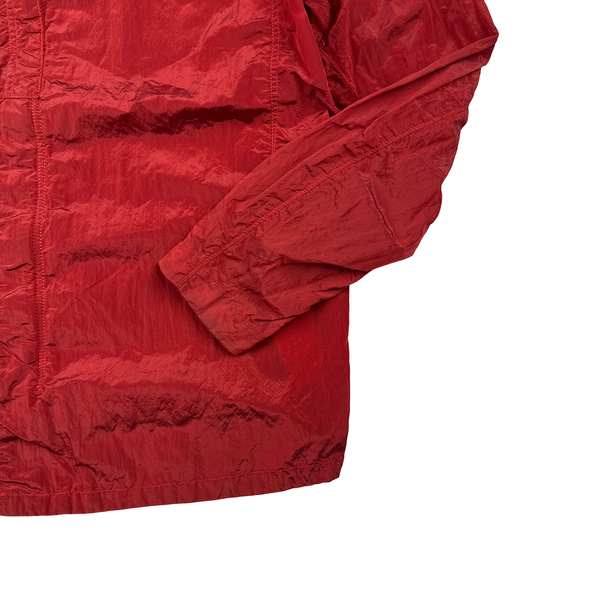 Stone Island Red Nylon Metal Shimmer Overshirt - XL