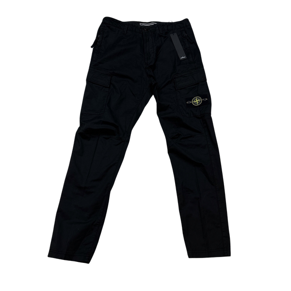 Stone Island Black RE  2021 Cargo Trousers - 32"